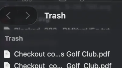 Trash all the way down.